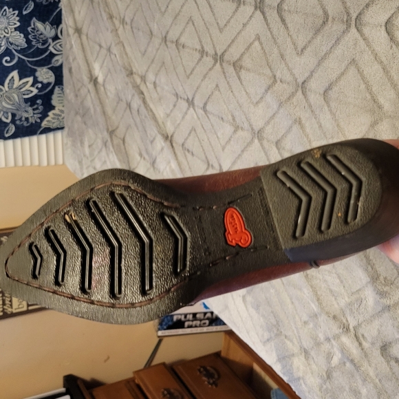 Dark brown justin boots - Picture 5 of 8